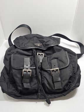 Prada Vela Sport Nero Backpack BZ001 with Autehticity Card/Retail Tag & Dust Bag